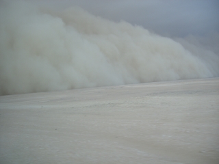 オマーンの砂嵐