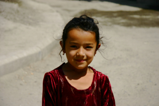 ウズベク人の女の子